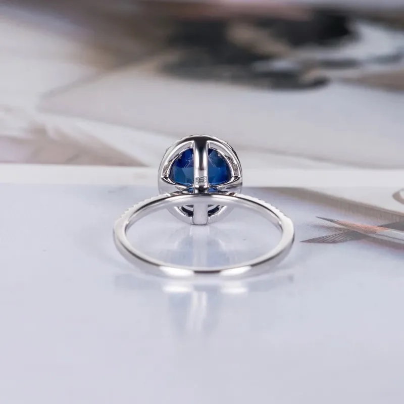 RO-35618 Blue Ring - Silver / Blue / 55mm