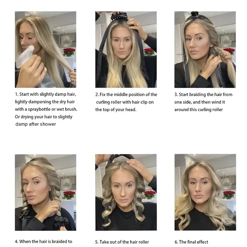 Hair Curling Aid - Light Brown
