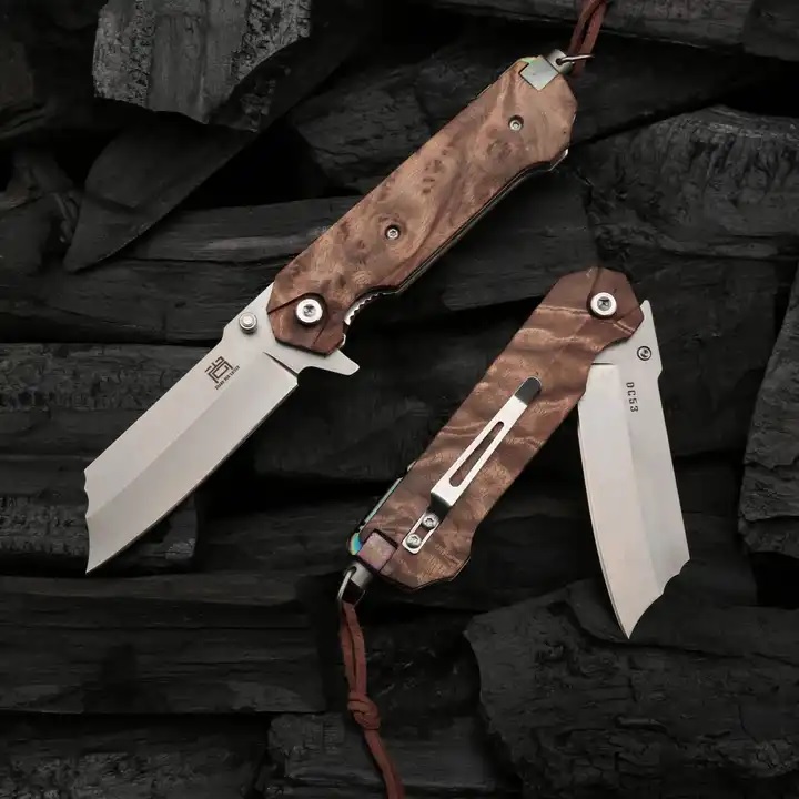 Hunting Folding Knife HARAHU SA-29034 - Brown