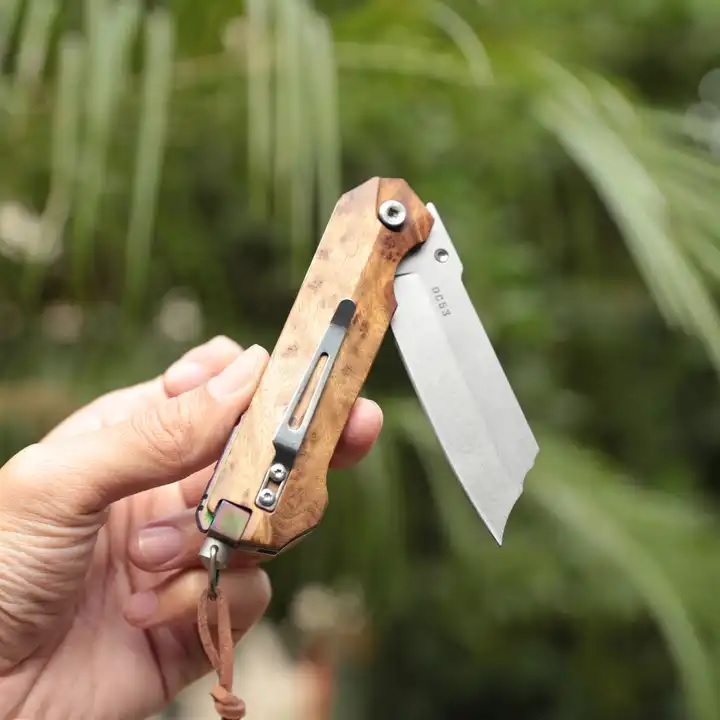 Hunting Folding Knife HARAHU SA-29034 - Brown
