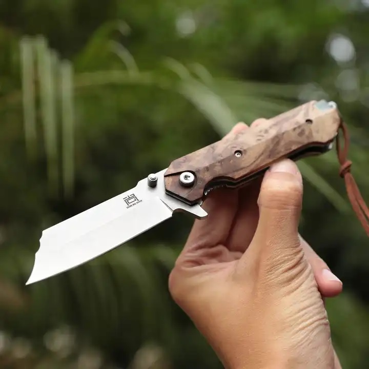 Hunting Folding Knife HARAHU SA-29034 - Brown