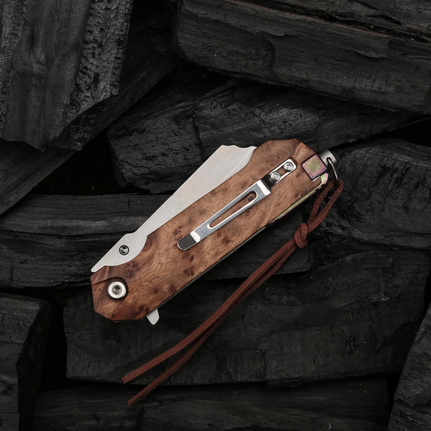 Hunting Folding Knife HARAHU SA-29034 - Brown