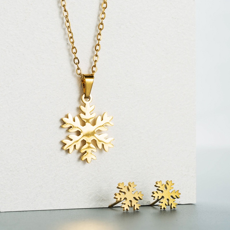 Snowflake Set - Gold