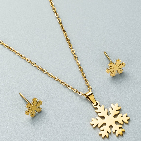 Snowflake Set - Gold