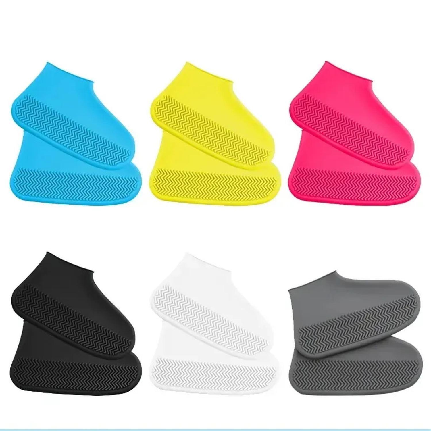 Waterproof shoe covers – White / L