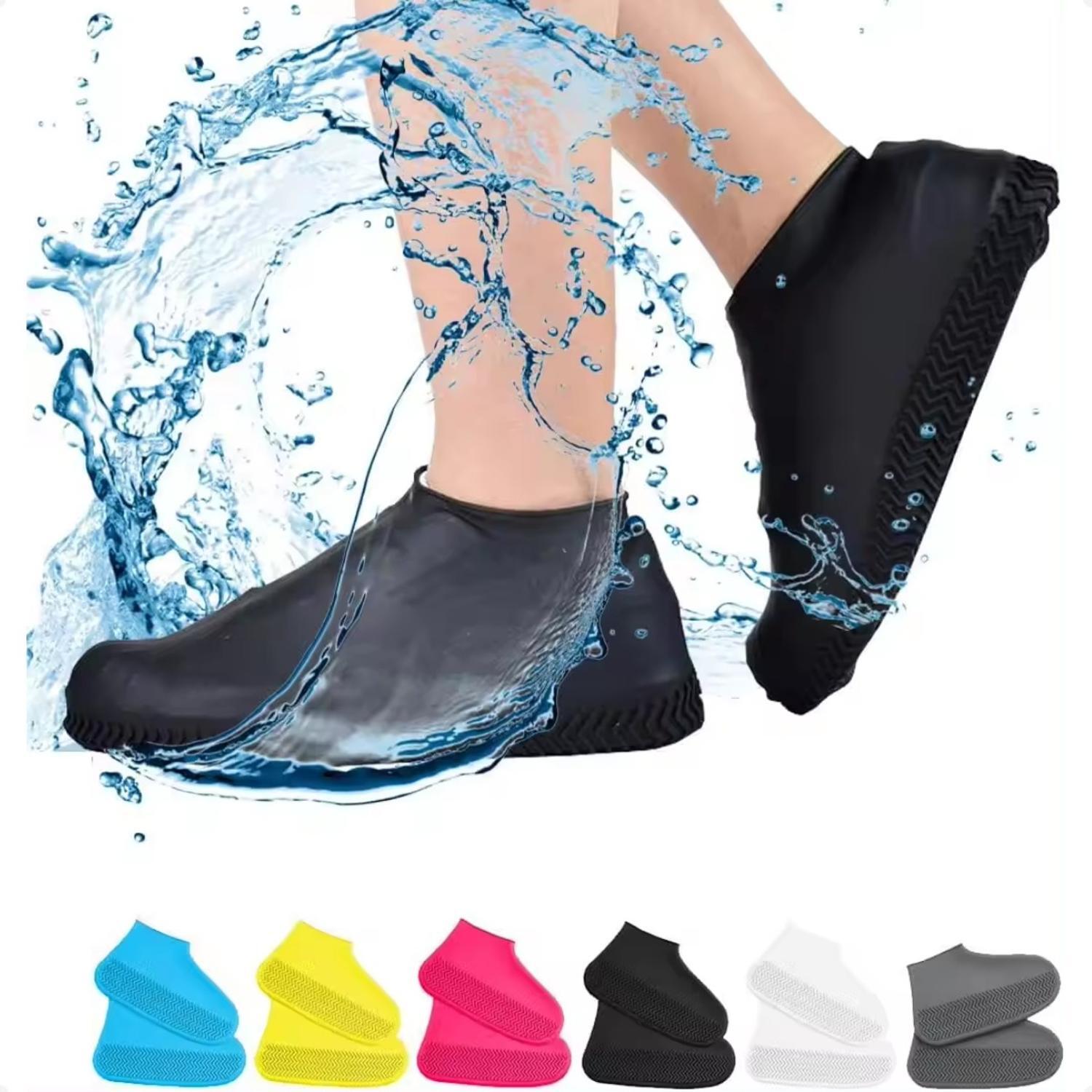 Waterproof shoe covers – White / L