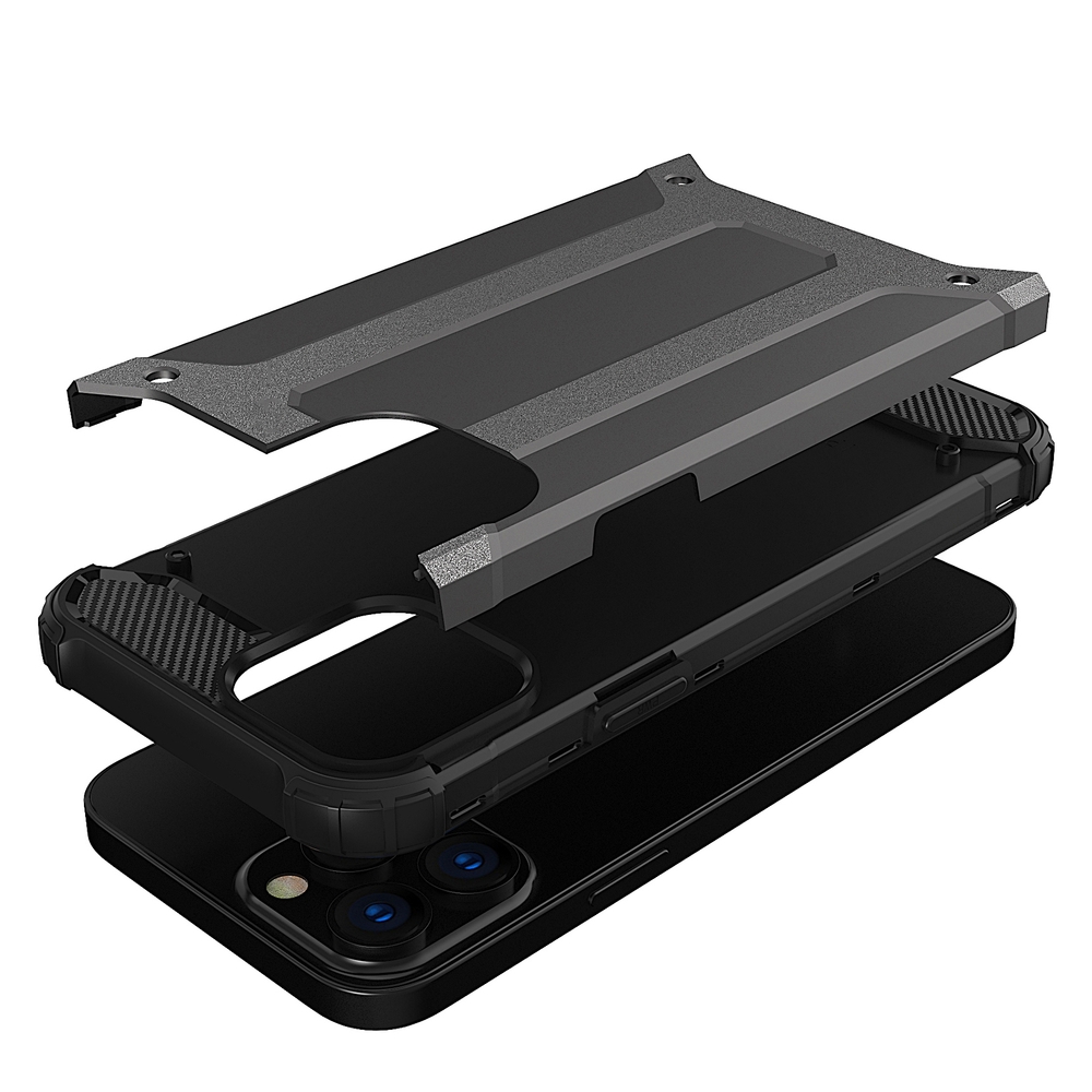 Hybrid Armor case for Samsung Galaxy A51 - Silver