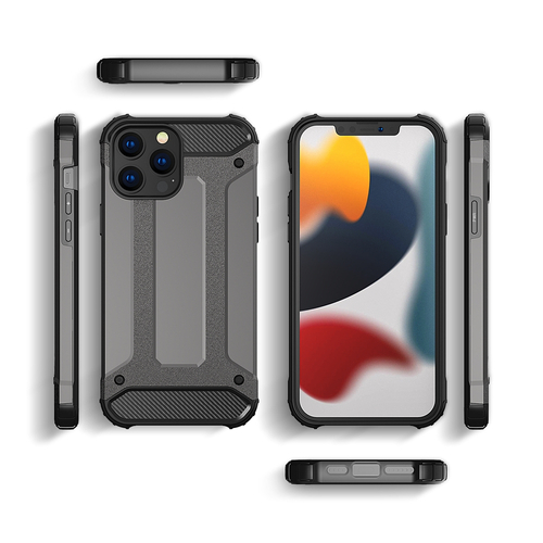 Hybrid Armor case for Samsung Galaxy A51 - Silver