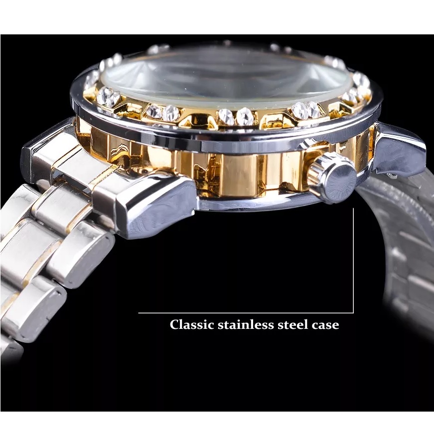 Winner BE-14436 watch - Silver/White