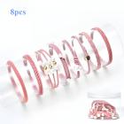 Pink / 8pcs