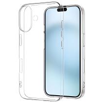 Transparent Protective Case for Apple iPhone 16 - Transparent