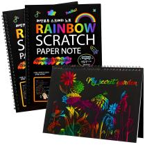 Scratch-off notebook - Rainbow