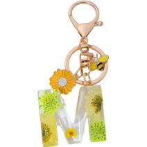 Alphabet Keychain - M / Yellow