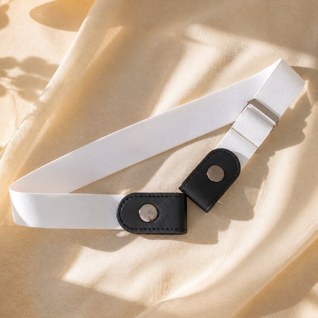 Elastic Belt - White