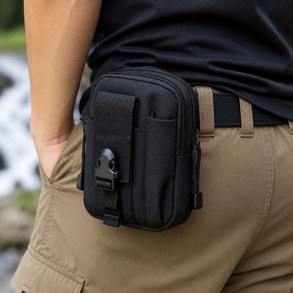 Detachable belt bag - Black