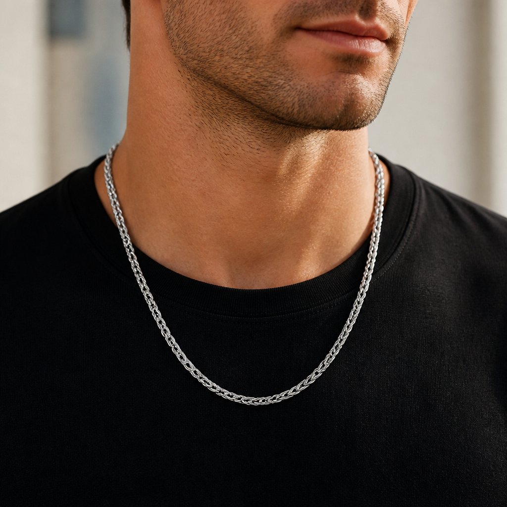SC-22872 Men's Chain - Silver/3mm/60cm
