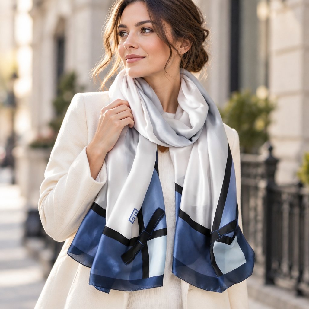 PA-27385 scarf - Blue