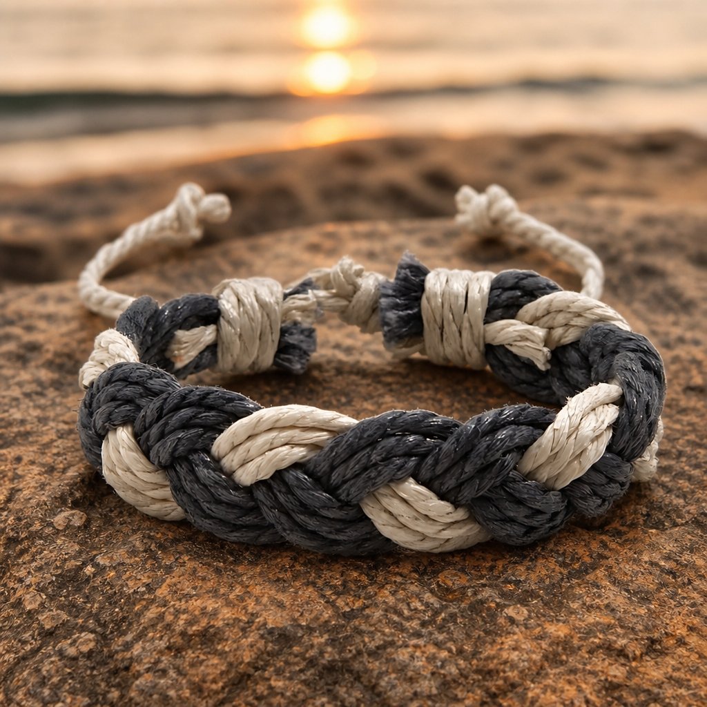 TI-33205 Bracelet - Grey/White