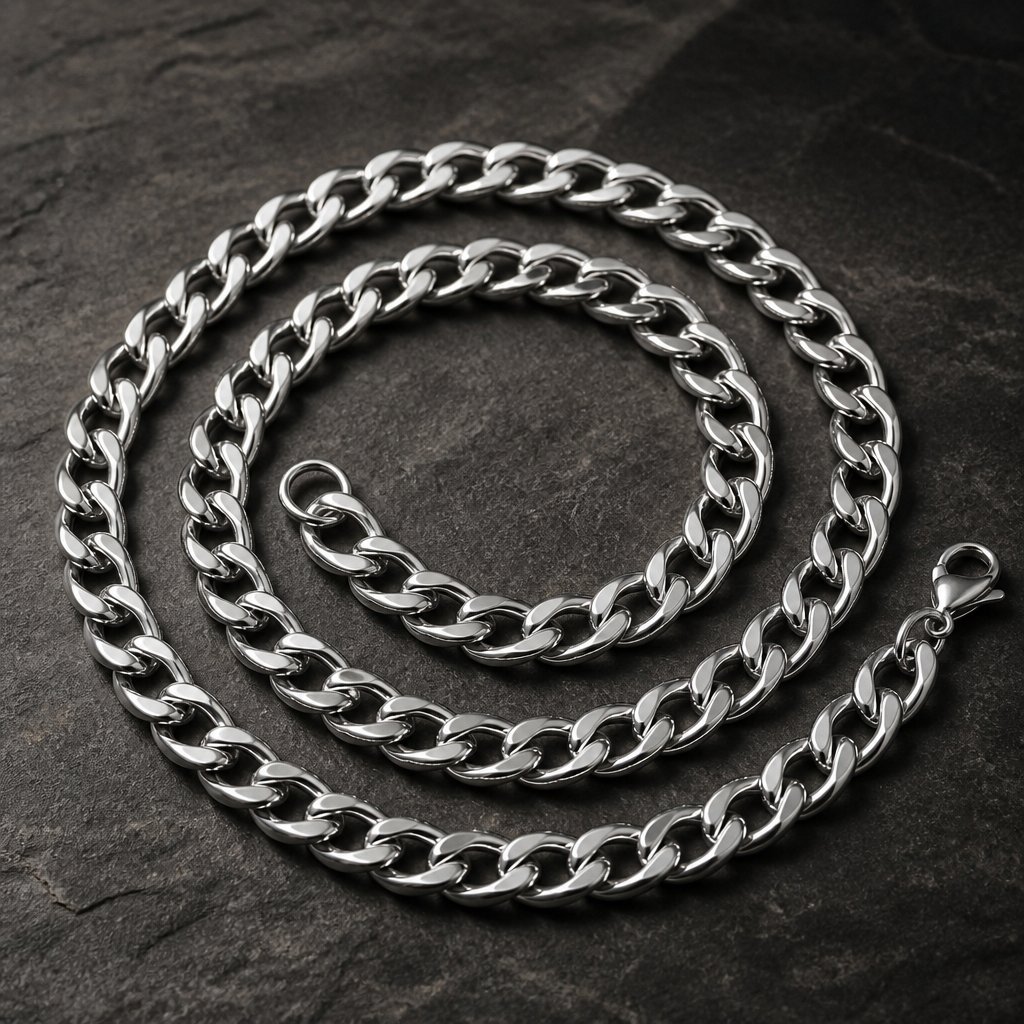 DE-34656 Chain - Silver / 60cm / 5mm