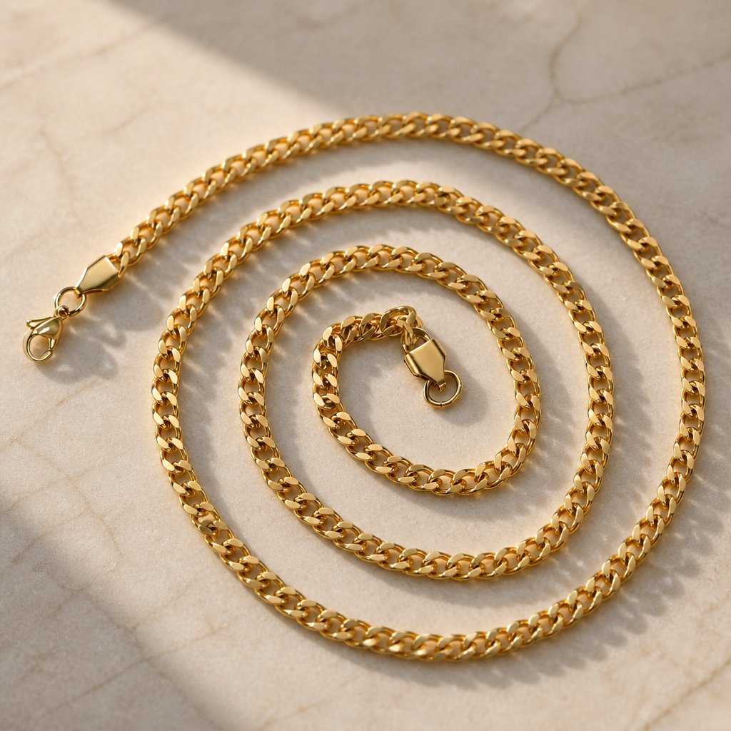 DE-34663 Chain - Gold / 40cm / 3mm