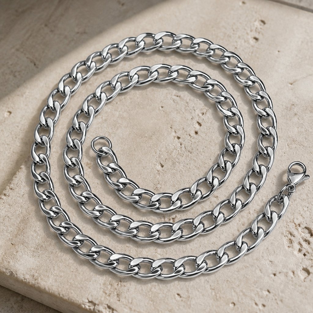 DE-34667 Chain - Silver / 40cm / 5mm
