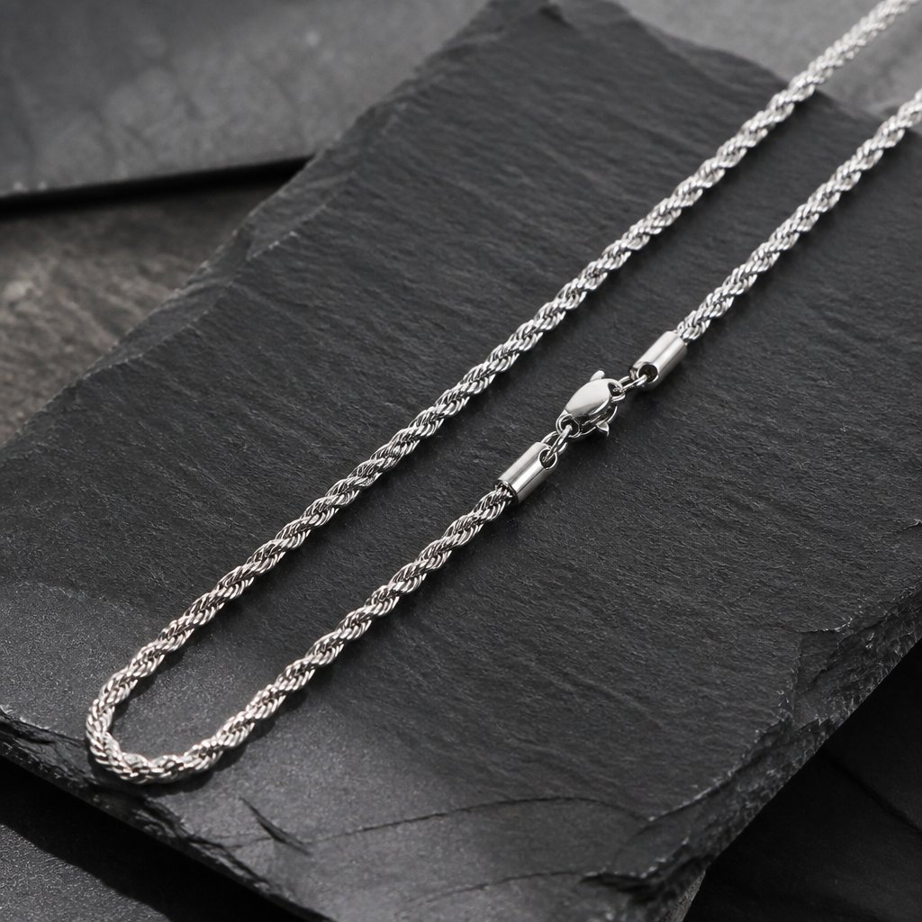 Men's Chain - Silver / 50cm / 4mm