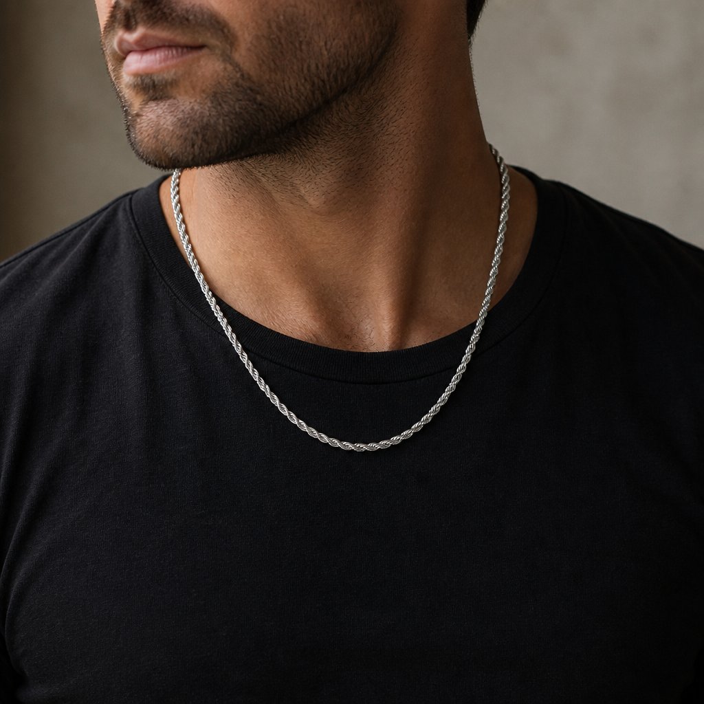 Men's Chain - Silver/50cm/2mm