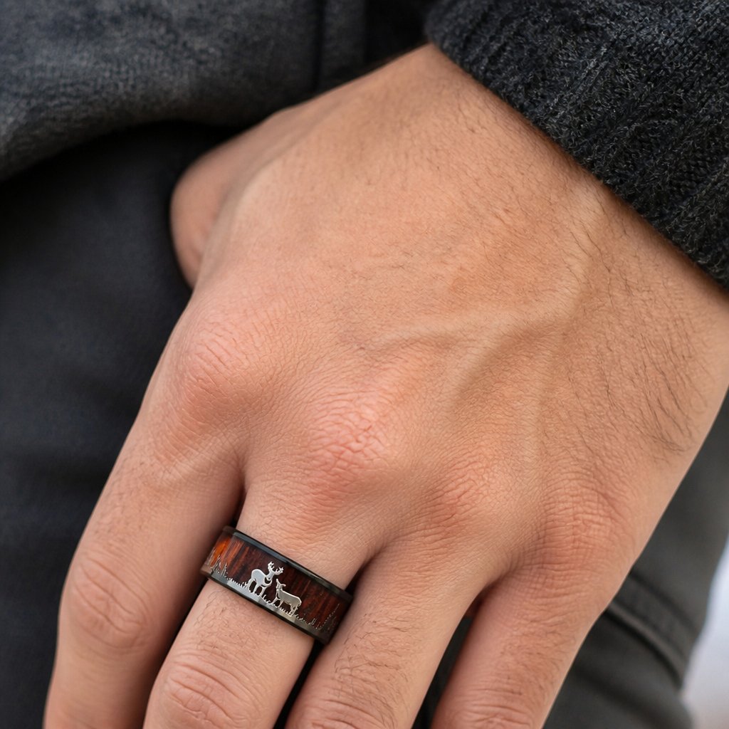 WO-7156 Ring - Brown / 57mm